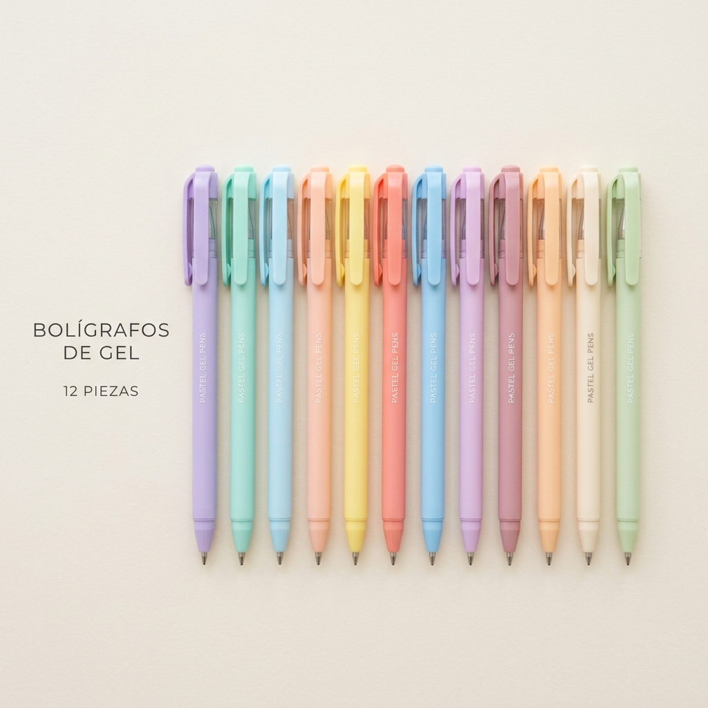 Bolígrafos de Gel 12 Piezas