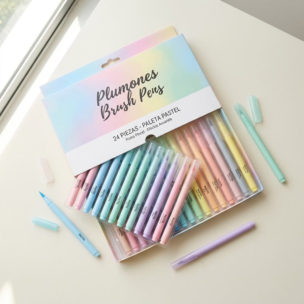 Plumones Brush Pens 24 Piezas